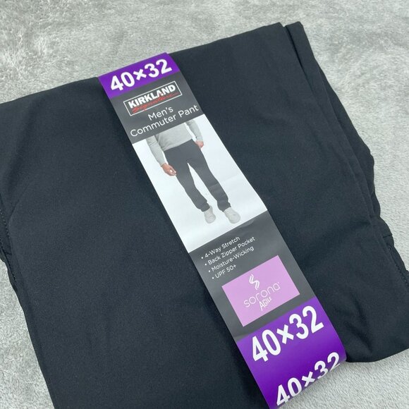 Kirkland Signature Mens 40x32 Commuter Pant Sorona UPF 50+ a1383 - Picture 1 of 6